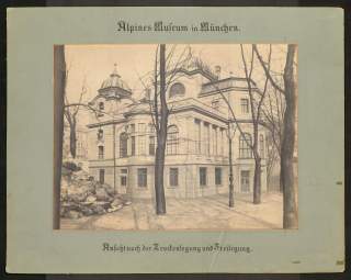 Historische Zeichnung des Alpinen Museums