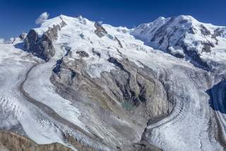 Luftbild Dufourspitze