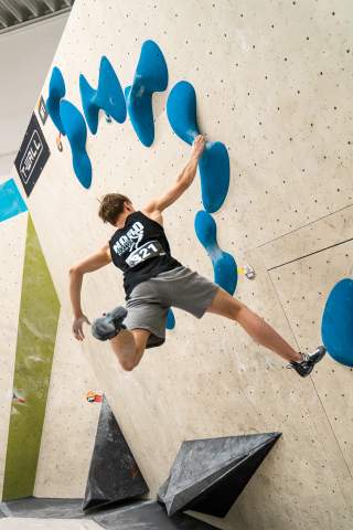 Jonas Körner auf dem Weg zu Platz 1 im Finale des 1. DJC.