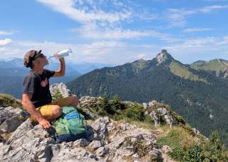 Gestriger Blick vom Leonardstein zum Buchstein.