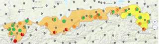 Übersichtskarte Bayern im Skitourenguru-Tool
